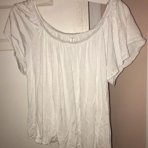 Nordstrom BP White flowy off the shoulder top